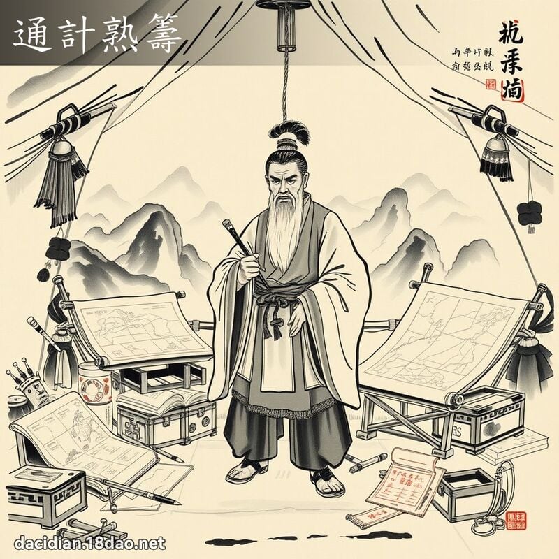通計熟籌 配图
