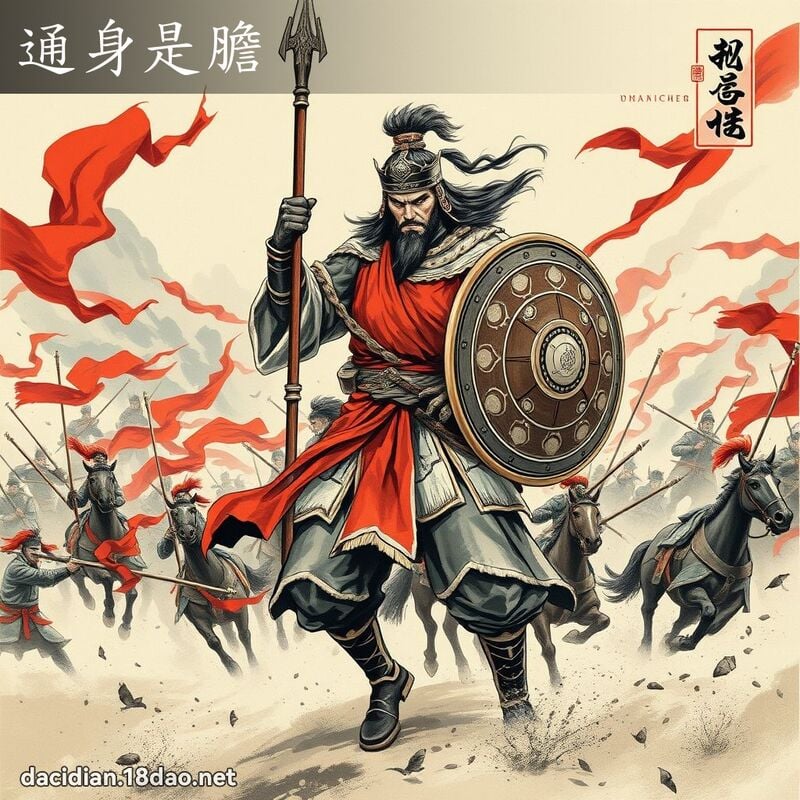 通身是膽 配图