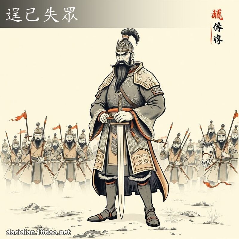 逞己失眾 配图