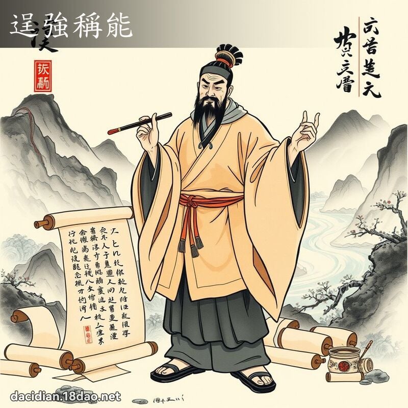 逞強稱能 配图