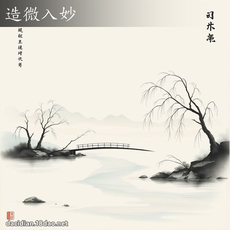 造微入妙 配图
