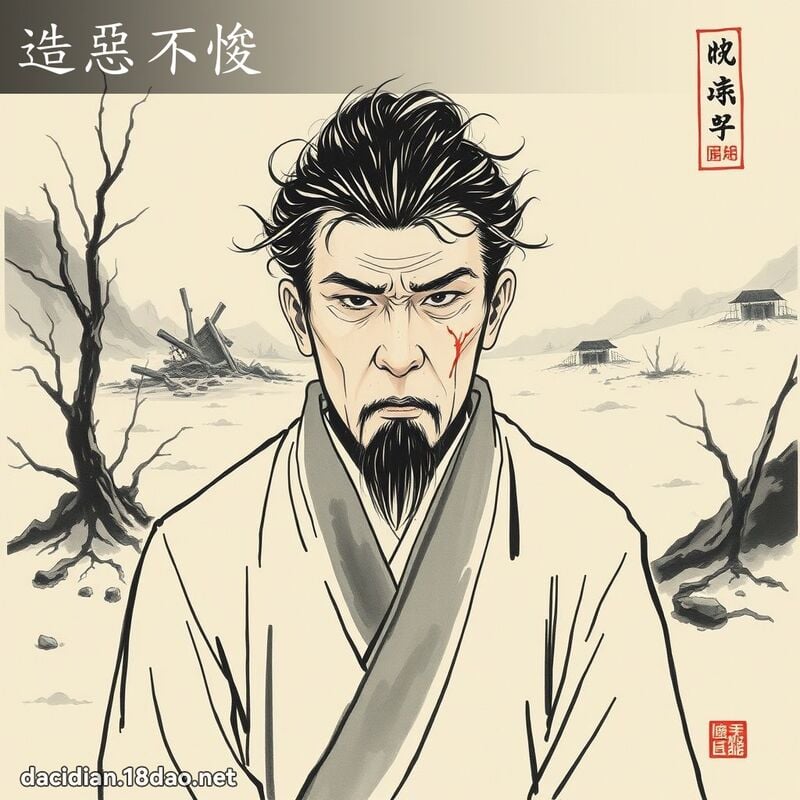 造惡不悛 配图
