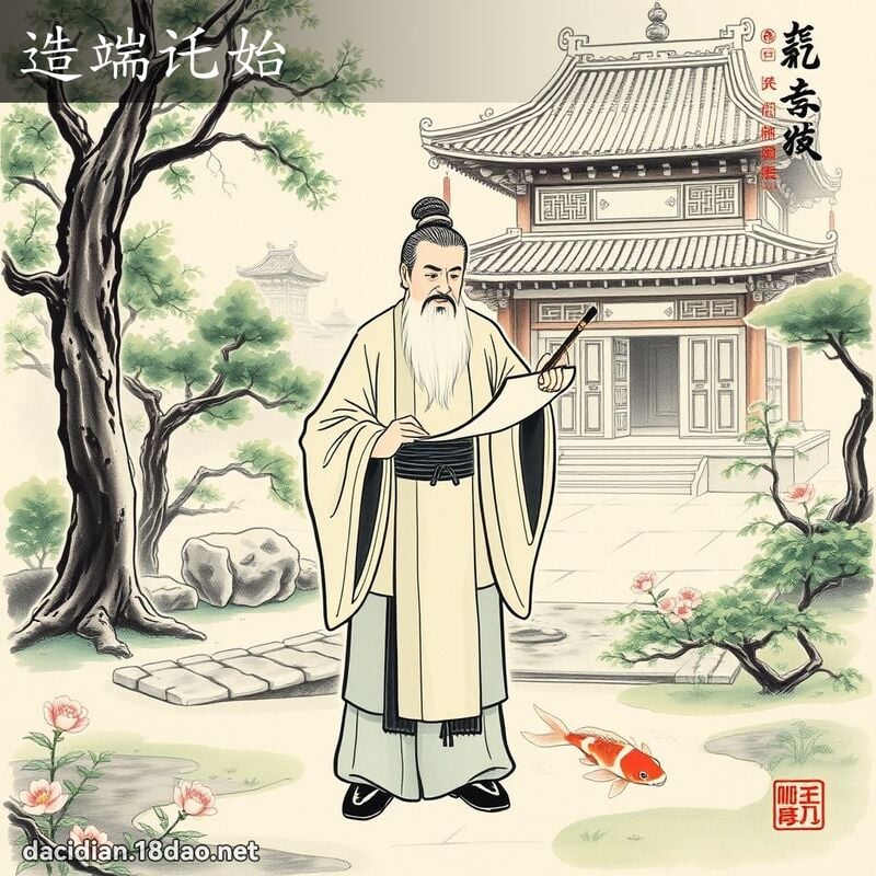 造端讬始 配图