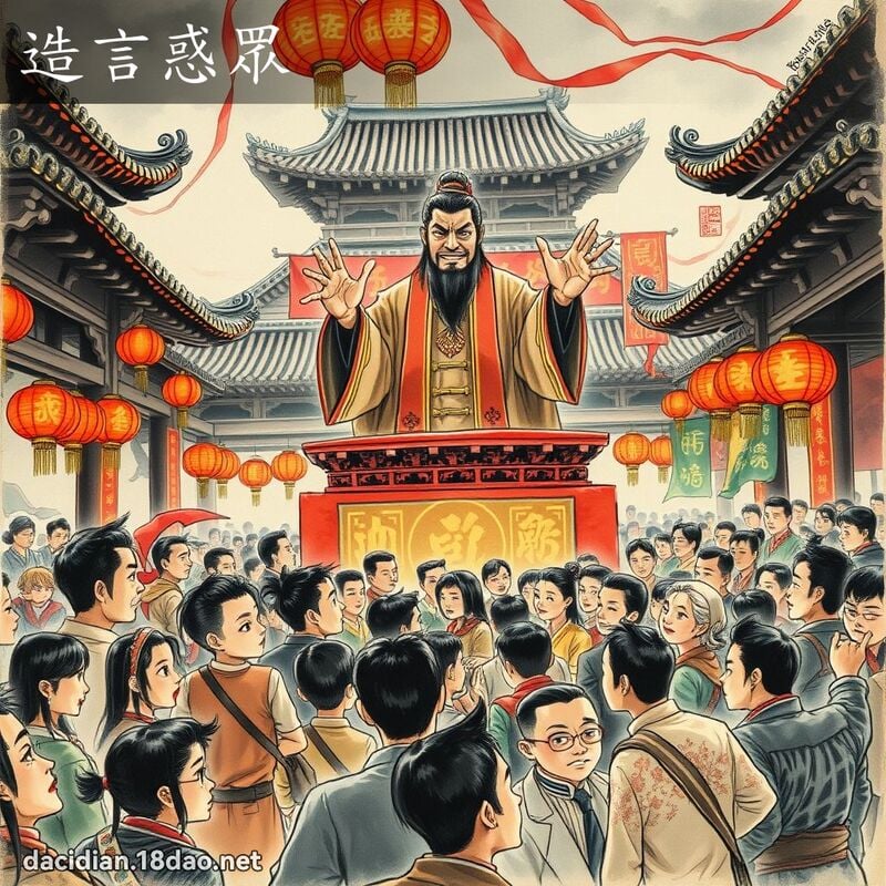 造言惑眾 配图