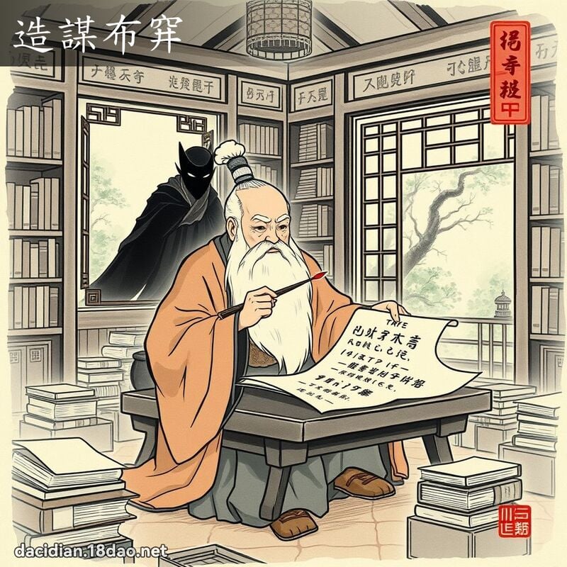 造謀布穽 配图