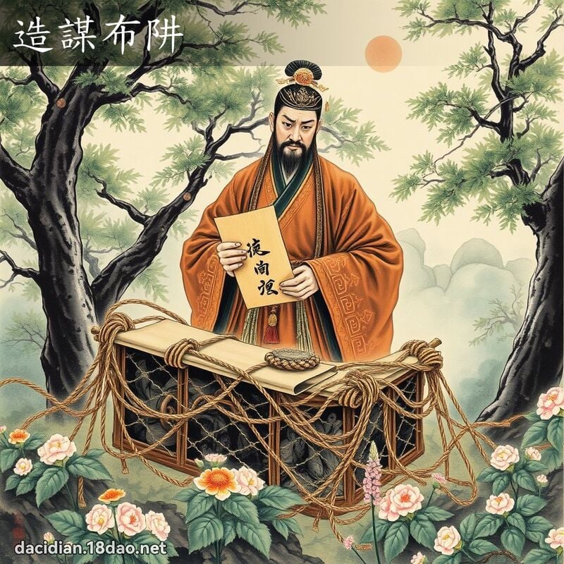 造謀布阱 配图