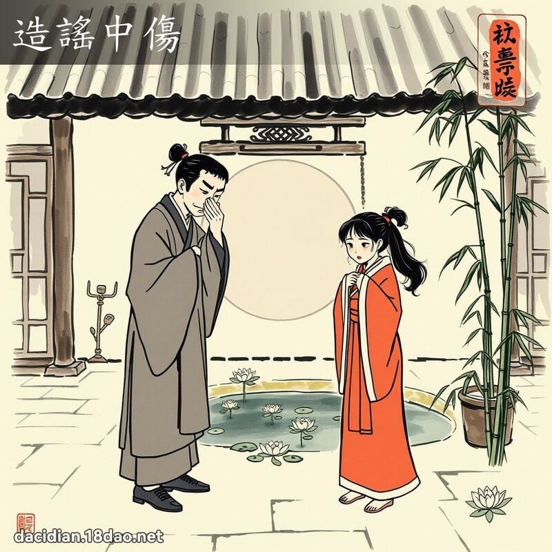 造謠中傷 配图
