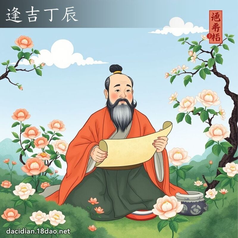 逢吉丁辰 配图