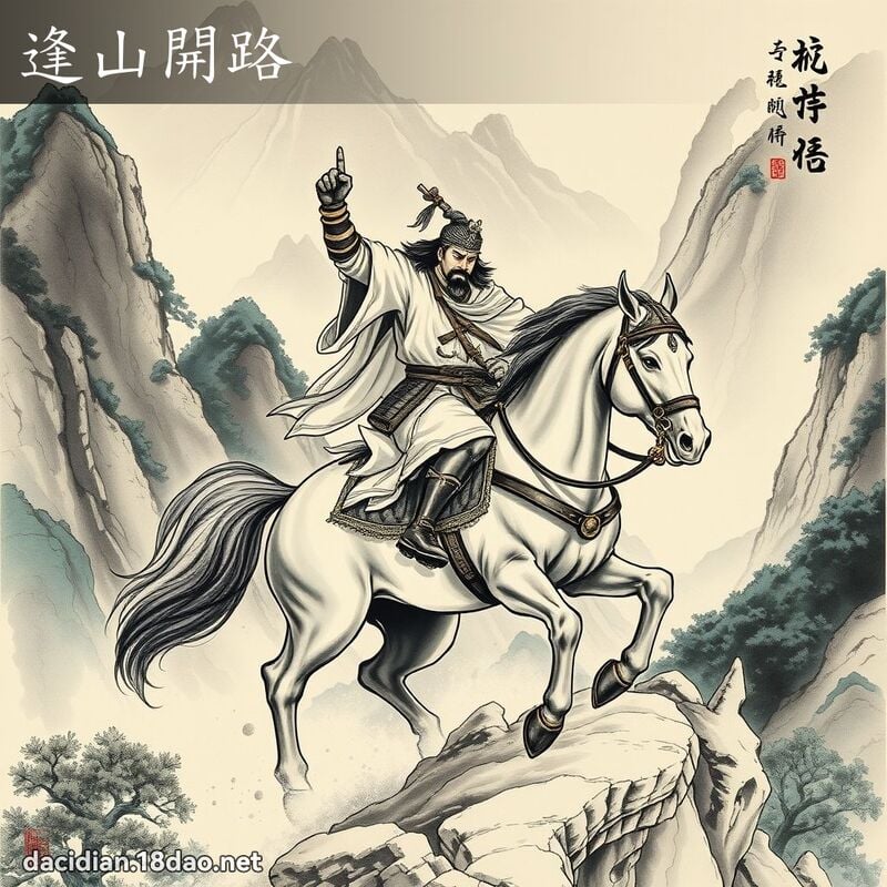 逢山開路 配图