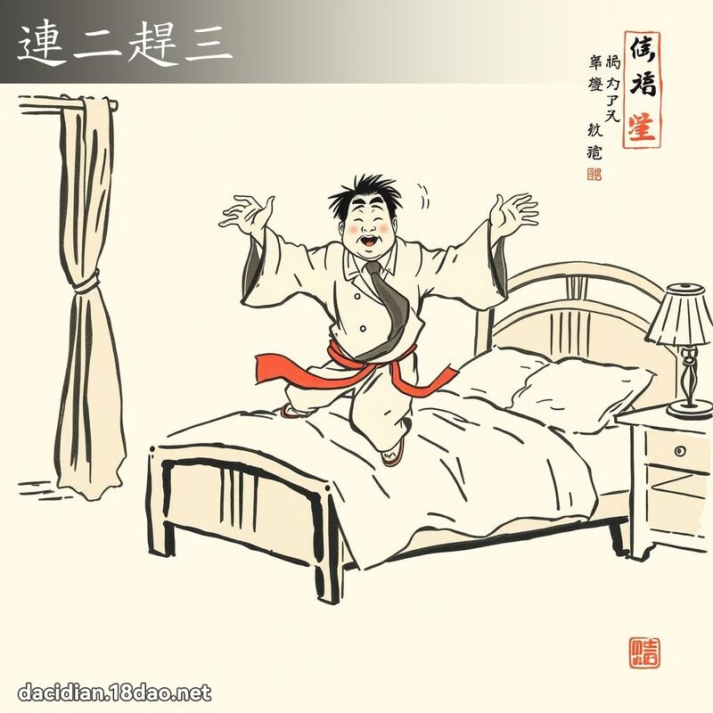 连二赶三 配图