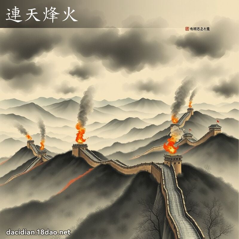 连天烽火 配图