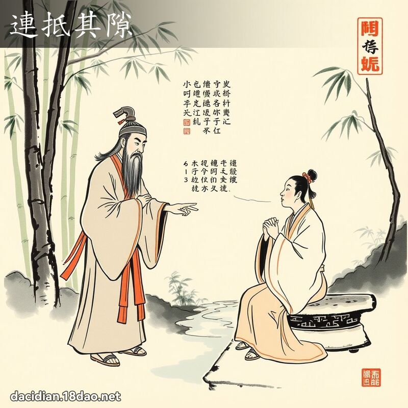 连抵其隙 配图