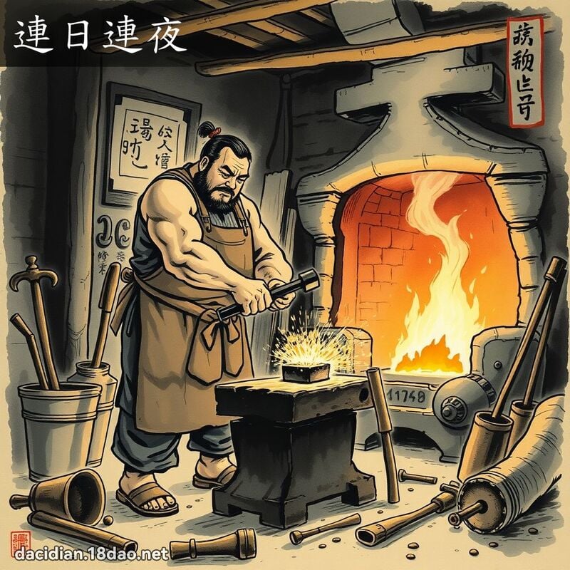 连日连夜 配图