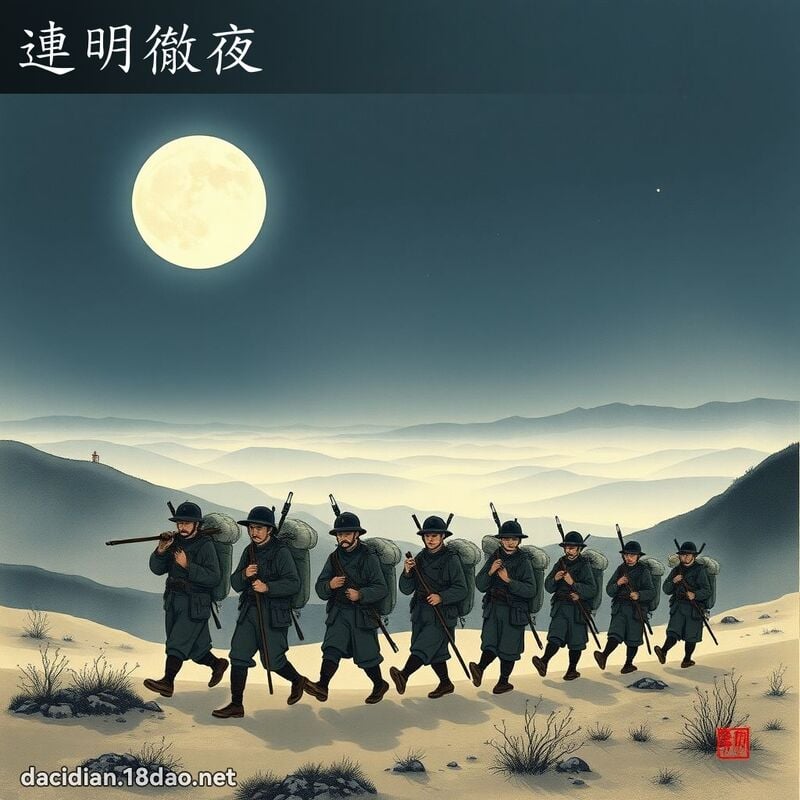 连明彻夜 配图