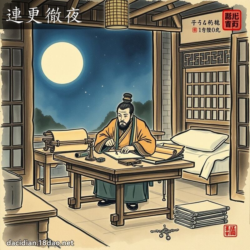 连更彻夜 配图