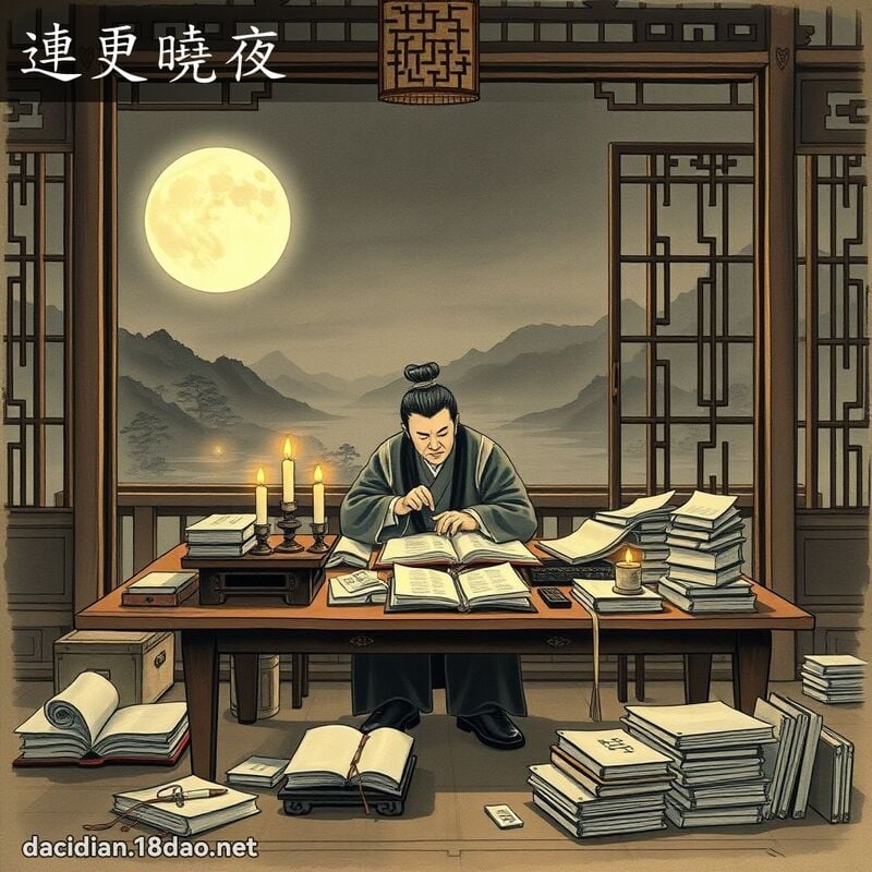 连更晓夜 配图