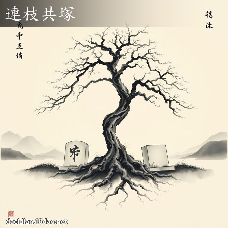 连枝共塚 配图