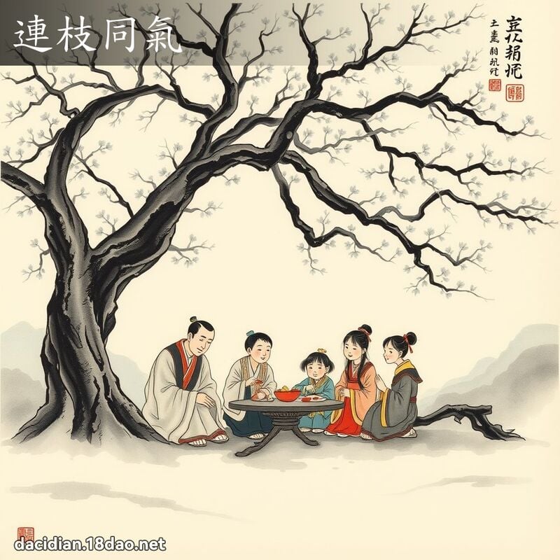 连枝同气 配图