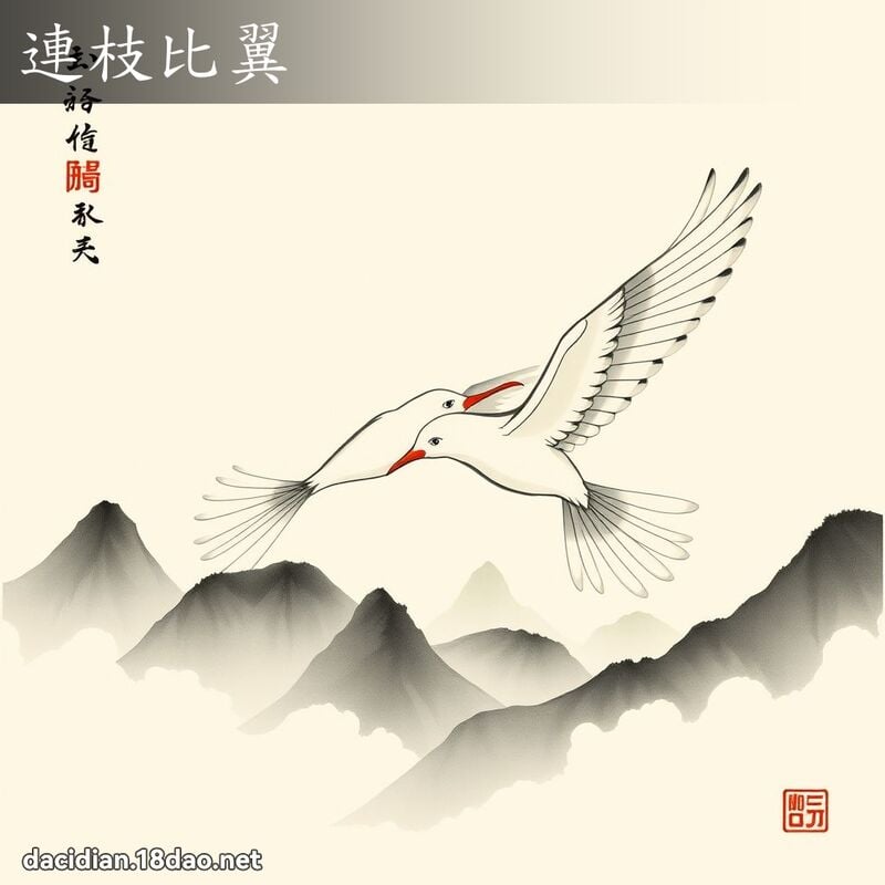 连枝比翼 配图