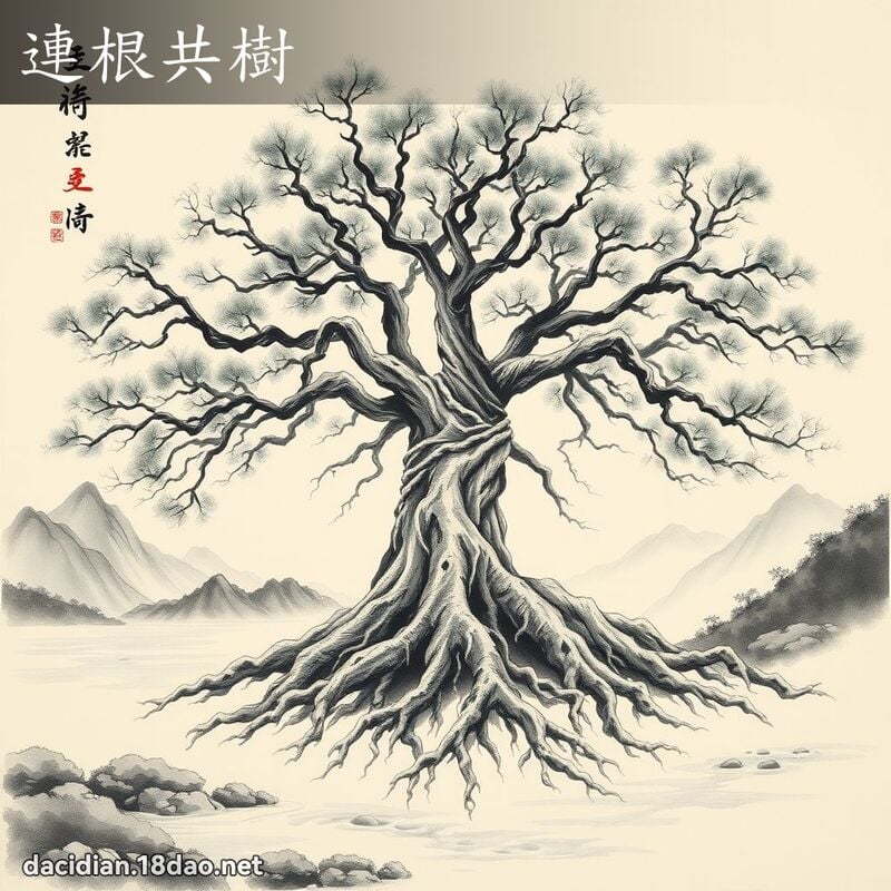 连根共树 配图