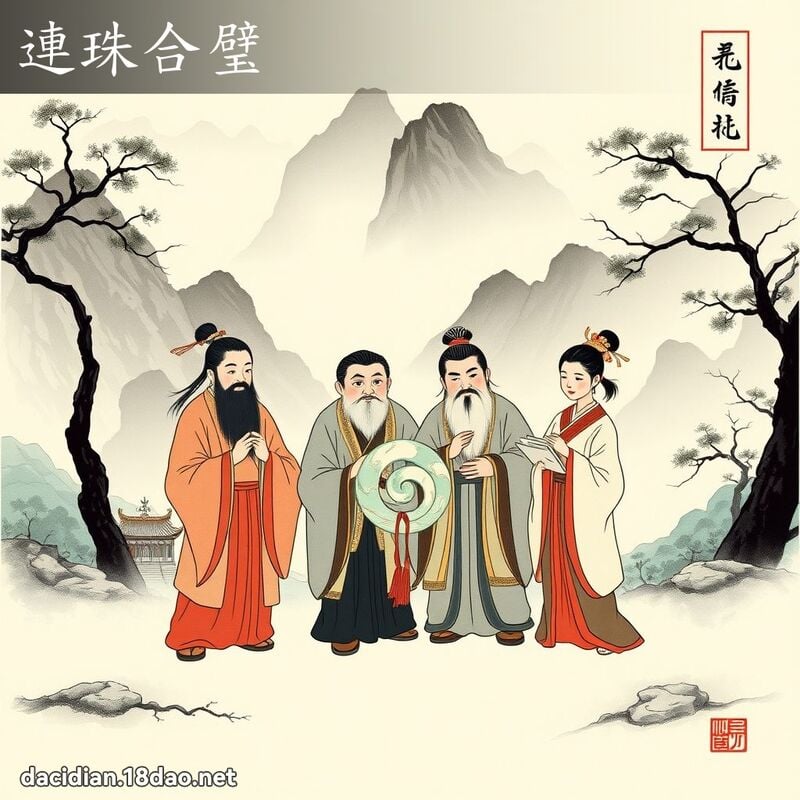 连珠合璧 配图