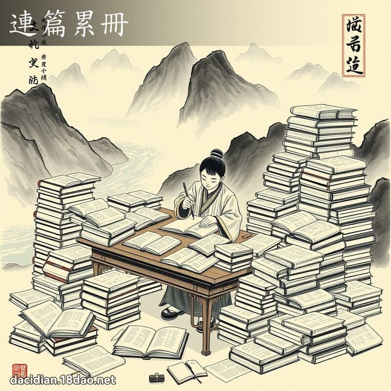 连篇累册 配图