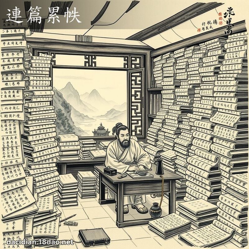 连篇累帙 配图