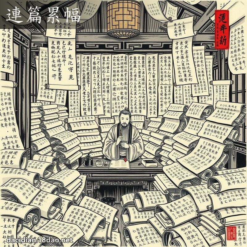 连篇累幅 配图