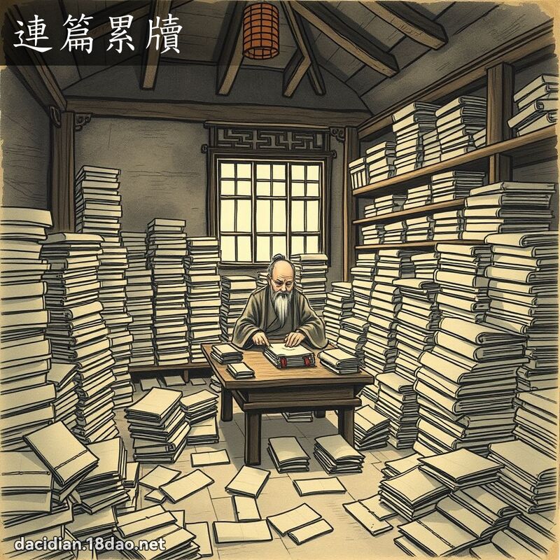 连篇累牘 配图