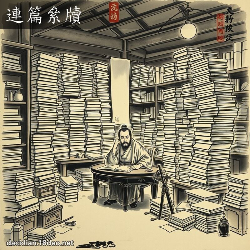 连篇絫牘 配图