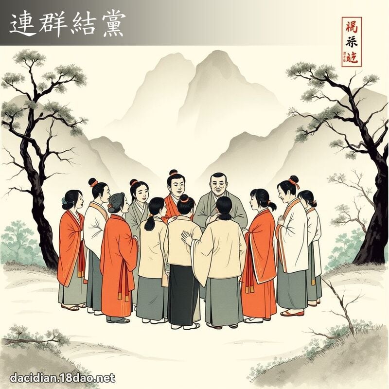 连群结党 配图