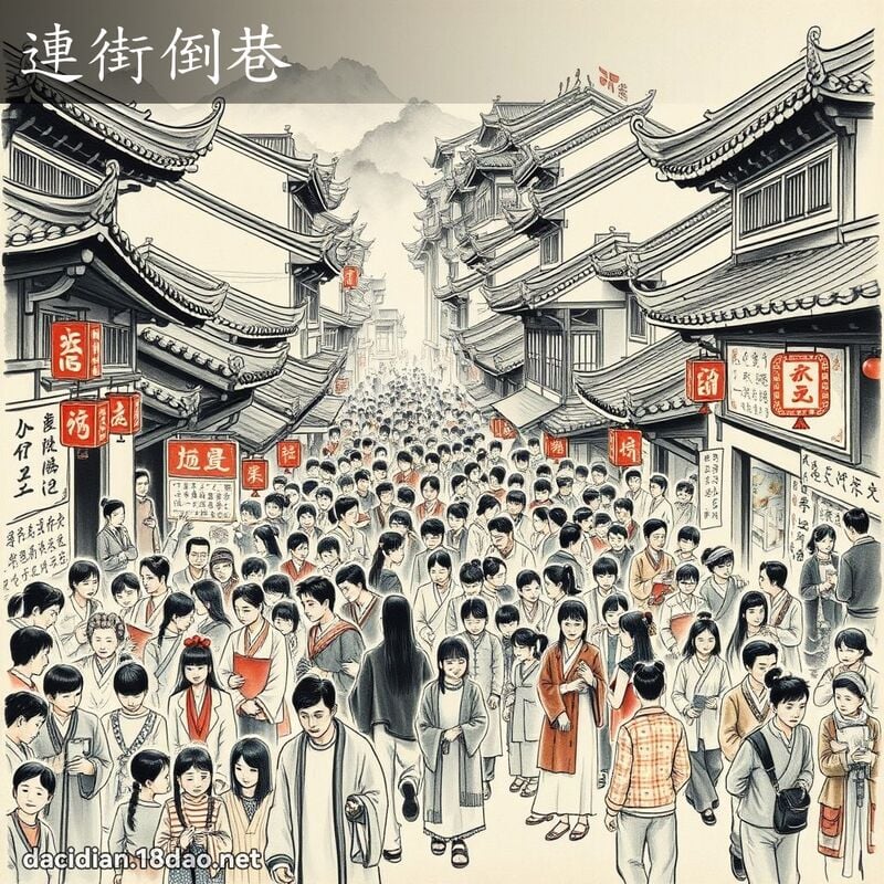 连街倒巷 配图