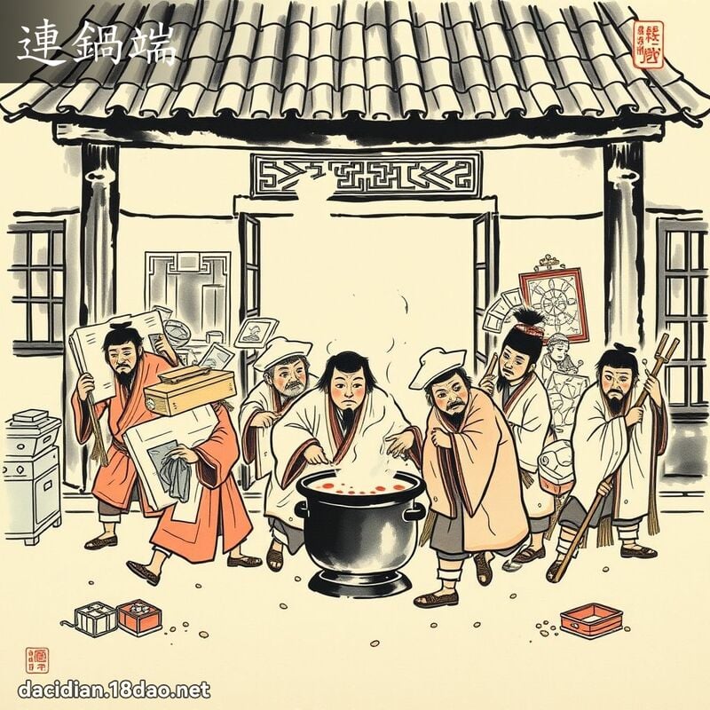 连锅端 配图
