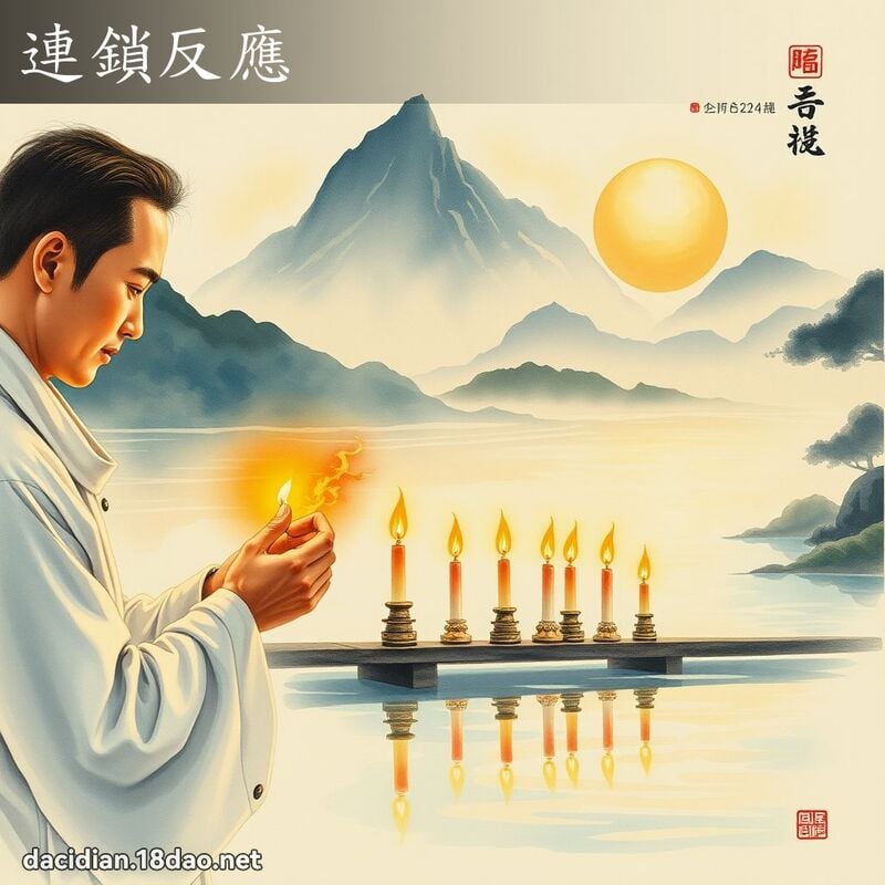 连锁反应 配图