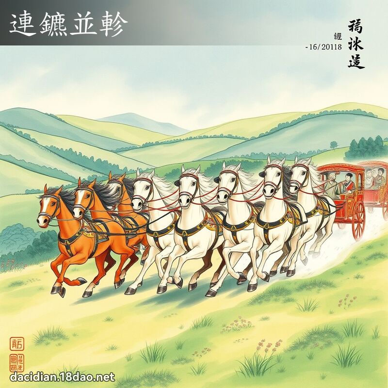 连鑣並軫 配图