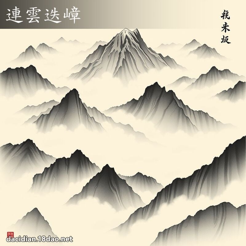 连云迭嶂 配图