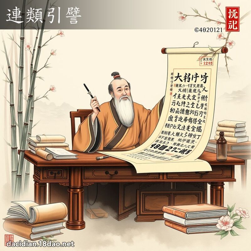 连类引譬 配图