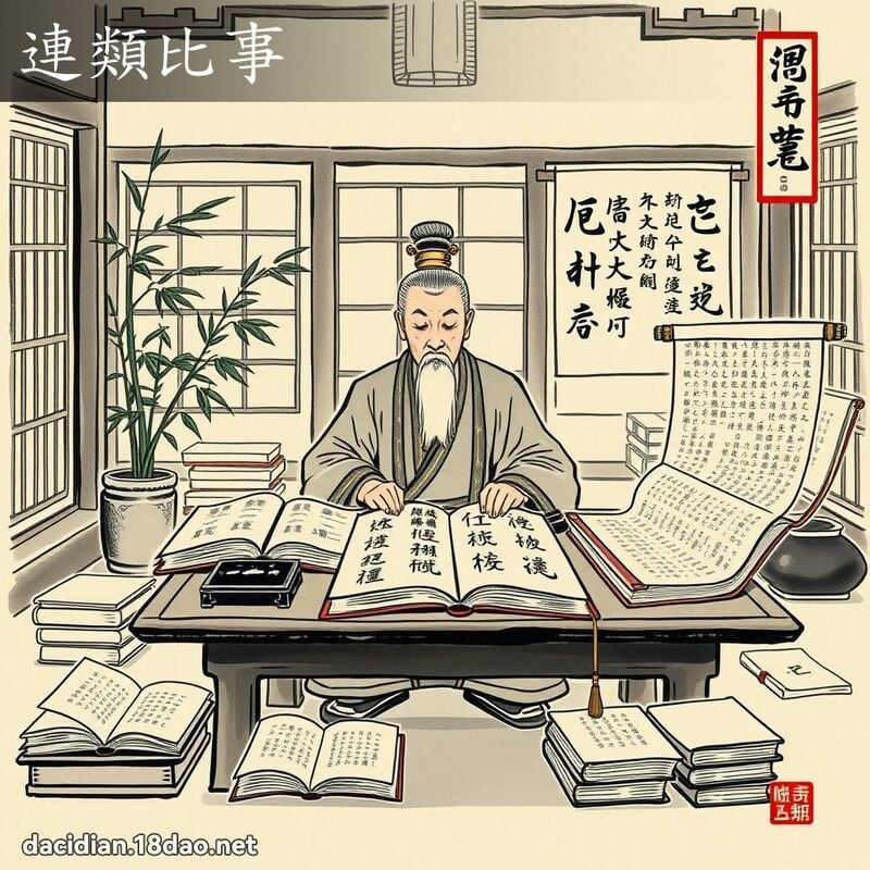 连类比事 配图