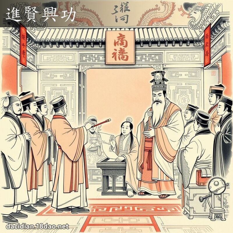 进贤兴功 配图