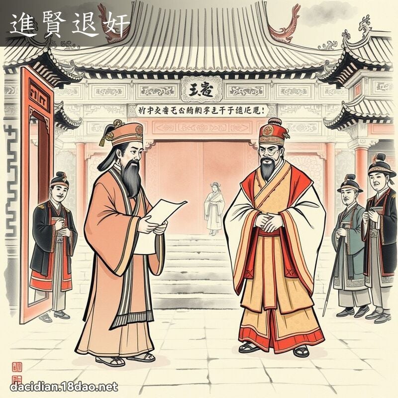 进贤退奸 配图