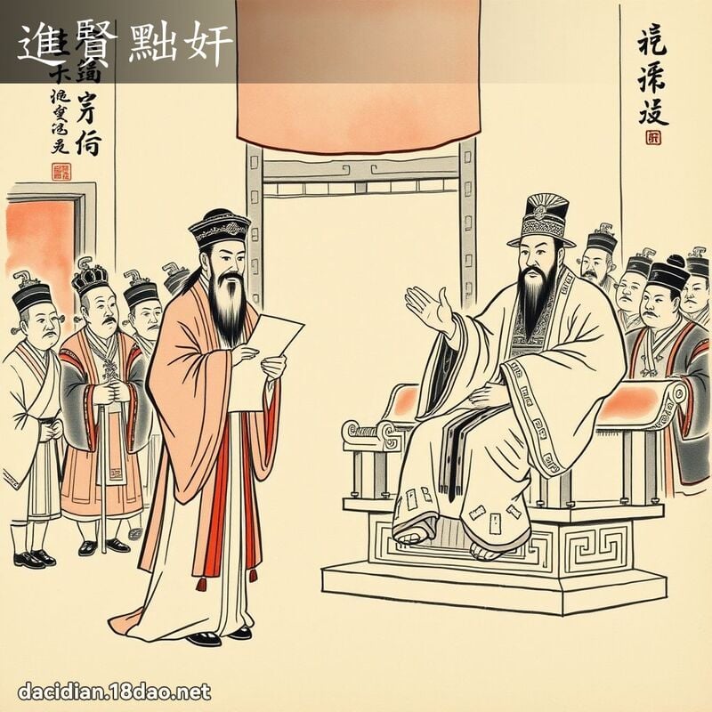 进贤黜奸 配图