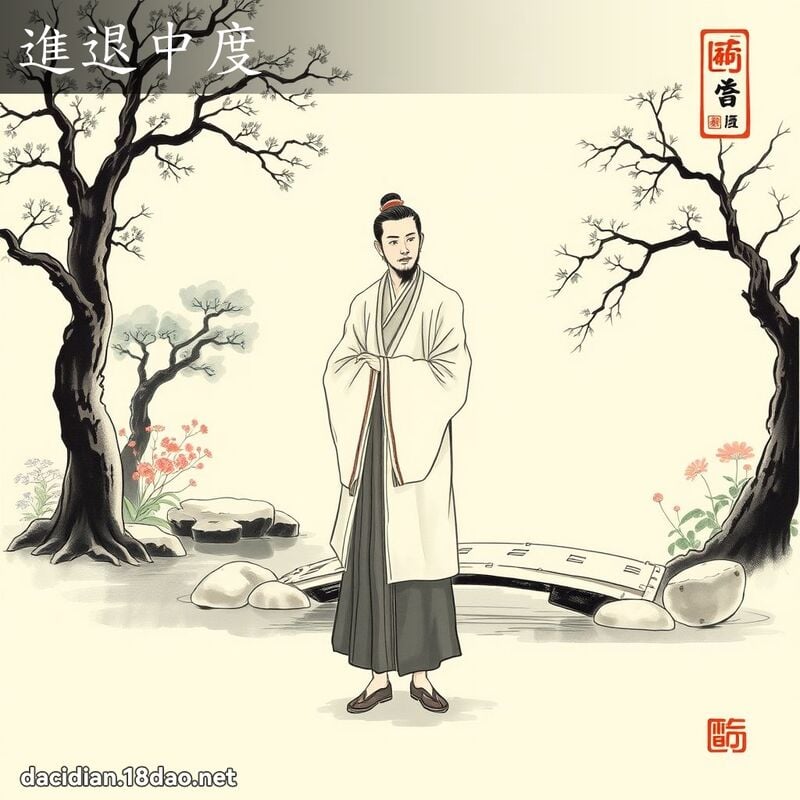 进退中度 配图