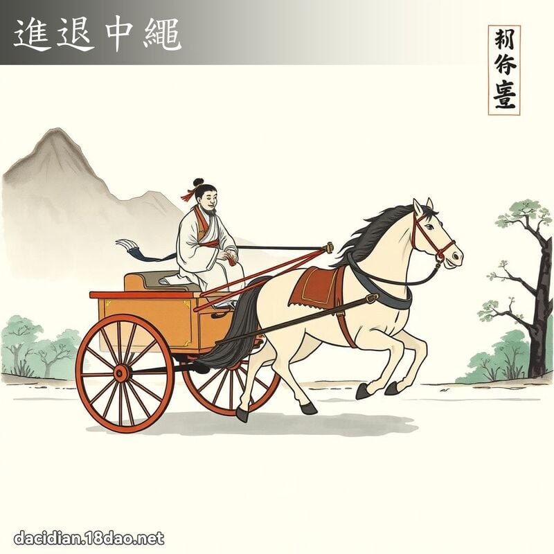 进退中绳 配图