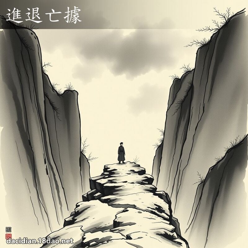 进退亡据 配图