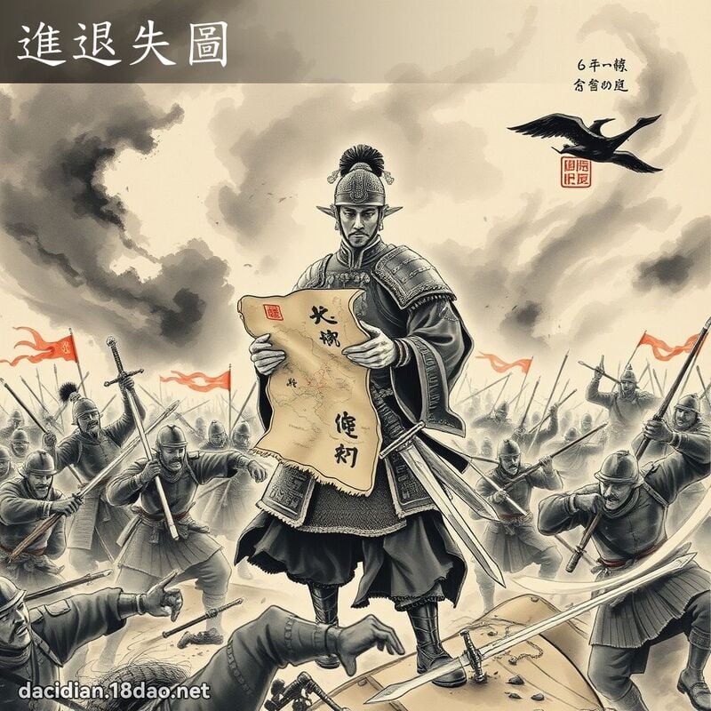 进退失图 配图