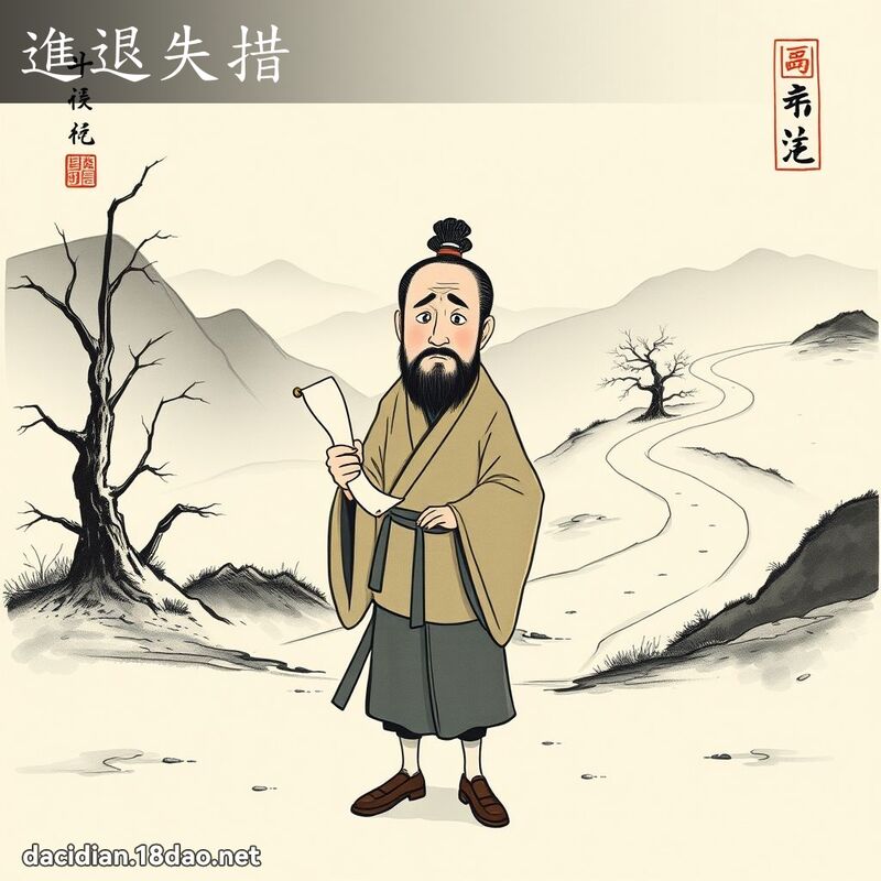 进退失措 配图
