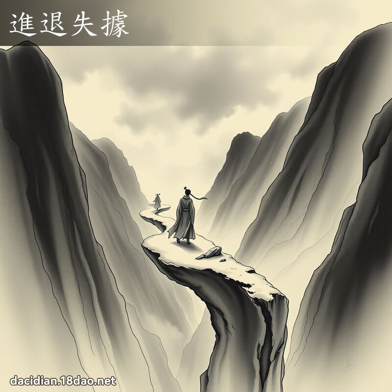 进退失据 配图