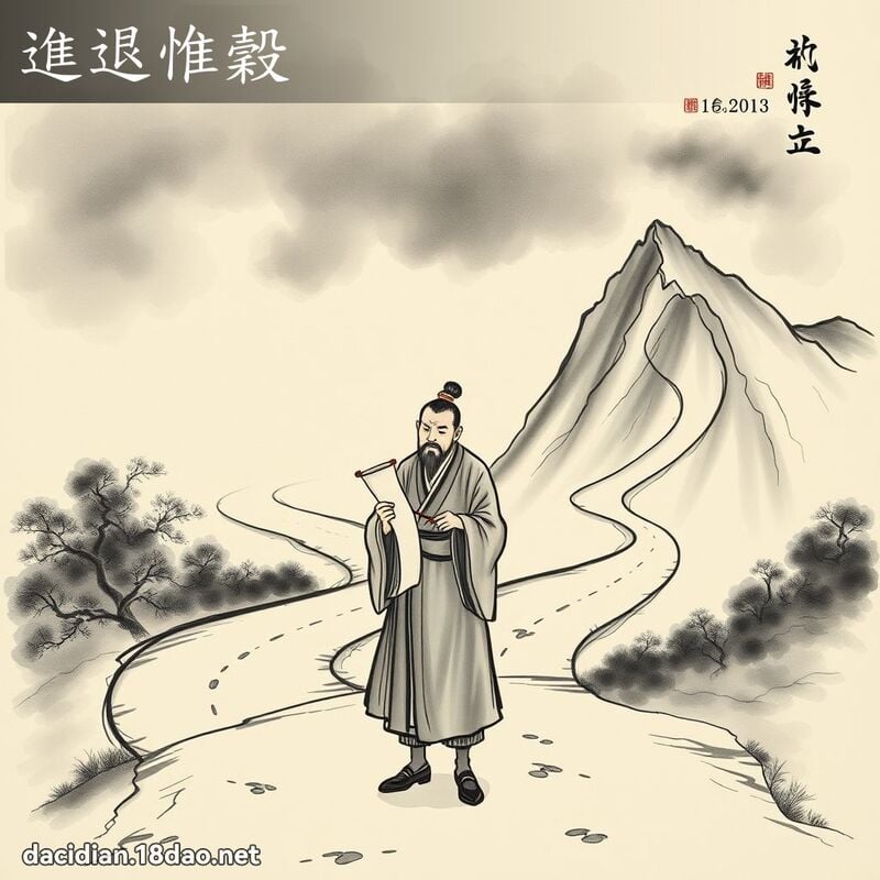 进退惟谷 配图