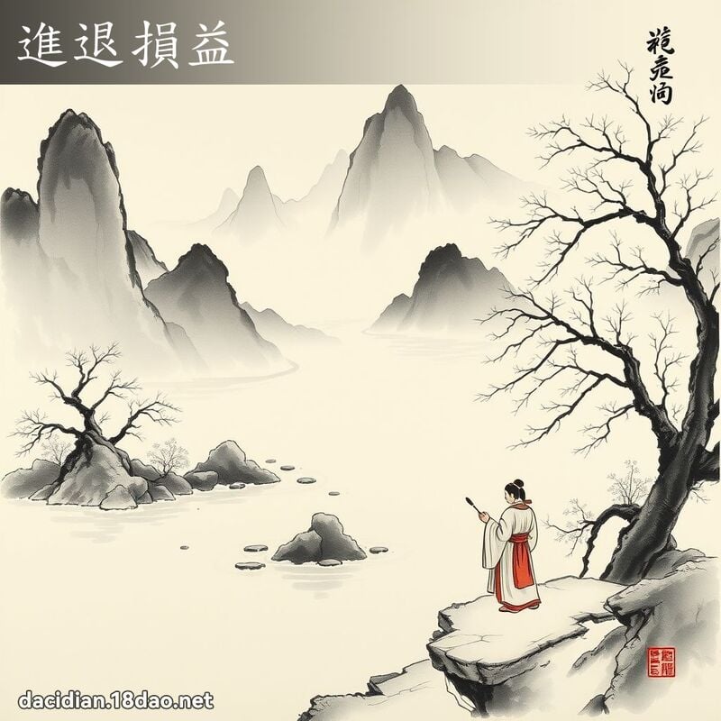 进退损益 配图