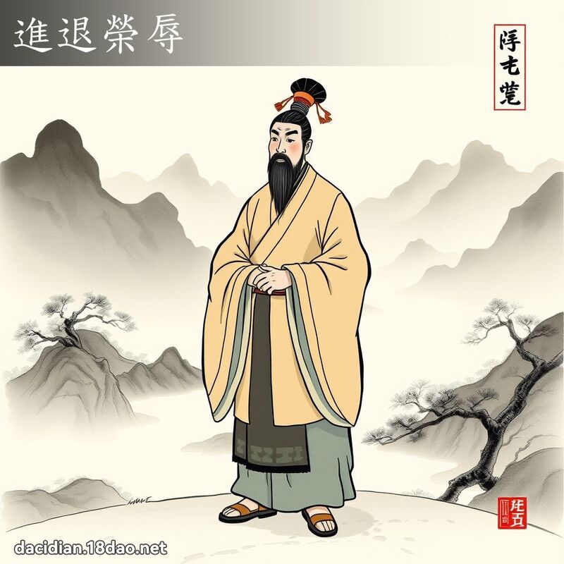 进退荣辱 配图